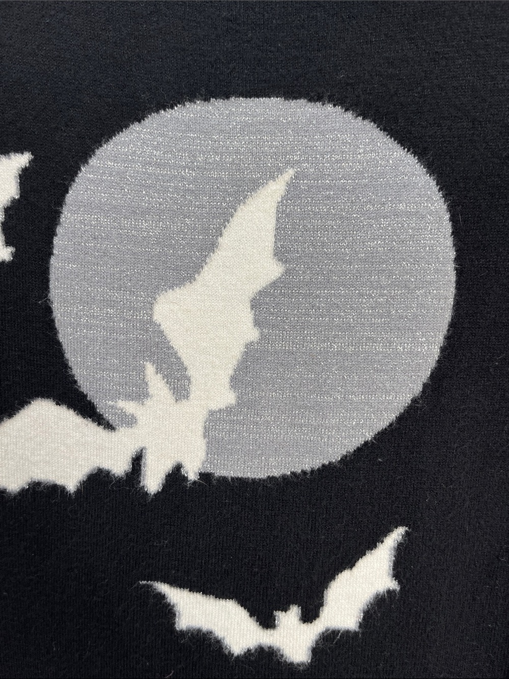 Hell Bunny Bat Moon Short-Sleeve Sweater, size 4X - Picture 2 of 11